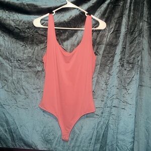 Express Mauve Pink Thong Bodysuit